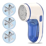 Fabric Shaver,Electric Lint Remover,USB Charging,Includes 3-Blades, Cleaning Brush, Case & Power Cord,The Sweater Shaver Pill Remover for Clothes & Furniture