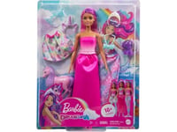 Barbie Dress Up Doll Mermaid With Fantasy Pets