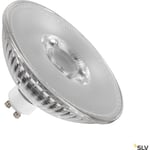 QPAR111 GU10, LED-ljuskälla transparent 8W 2700K CRI90 38°