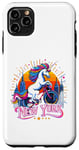 Coque pour iPhone 11 Pro Max Licorne New York America Vélo pour hommes, femmes, garçons, filles