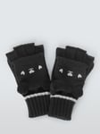 John Lewis Kids' Bear Flip Top Gloves, Black