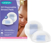 Lansinoh Disposable Breast Pads 60 Count - Super Absorbent, Discreet Fit