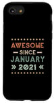 iPhone SE (2020) / 7 / 8 Awesome Since January 2021 Birthday Design Case