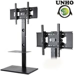 32''-65"Tall TV Stand Mount with Component Shelf LCD LED TV Floor Stand Stable