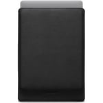 Woolnut Leather Sleeve - skyddsfodral för 16-tums MacBook Pro, svart