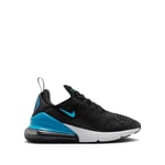 Chaussures Nike Air Max 270 React GS Noir Blanc Bleu fd0676 001 Original Neuf