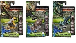 GG157	lot de 3 pcs : Transformers MV7 Beast Battle Master  11x17cm Hasbro