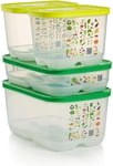 Tupperware FridgeSmart 4pc Starter Set - Includes 2x Small Deep (1.8L), 1x... 