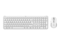 Logitech Signature Slim Combo MK950 - Ensemble clavier et souris - 100% - full size - sans fil - Bluetooth 5.1 LE - QWERTZ - Allemand - blanc cassé