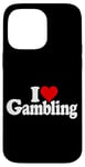 Coque pour iPhone 14 Pro Max I LOVE HEART GAMBLING CASINOS PARIS TRADING LAS VEGAS