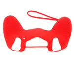 Housse de Protection en Silicone pour Manette PS4 Rouge