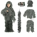 Barn Ghillie Suit Camo Woodland 5-delad 150