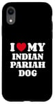 iPhone XR I Love My Indian Pariah Dog Case