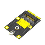 Tlily - Adaptateur msata Vers M.2 (ngff) Key b pour de Carte ssd 2230/2242 PièCes Multi-SystèMes