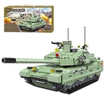 Myste Technics Tank Model Building Set, 908Pcs Military Tank DIY Assembly Tank Building Blocks, Army Tank Construction Set Compatible with Lego Technics