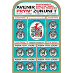 Prym tryckknappar 17 mm Silverfärgade Zukunft card