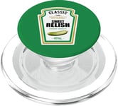 Sweet Relish DIY Halloween Costume Condiment Green Pickle PopSockets PopGrip for MagSafe