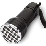 UV Torch Black Light, 395nm 21LED UV Ultraviolet Black Lights Handheld Flashlight Lamp for Dogs,