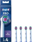 Oral-B Pro 3D White Electric Toothbrush Heads - 4 Pack