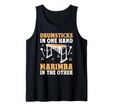 Marimba Player Musical Instrument Funny Vibraphone Tank Top