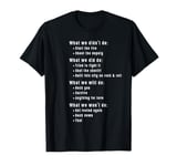 Funny 80s Rock Songs Music Lyrics Eighties 70s Rocker T-Shirt