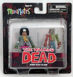 Walking Dead Minimates s2 Michonne & One-Eyed Zombie figures Diamond 101131