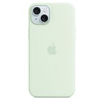 Apple Coque en silicone avec MagSafe pour iPhone 15 Plus - Menthe douce Apple iPhone 15 Plus - Neuf