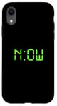 Coque pour iPhone XR Motif vert vieilli The Time Is Now