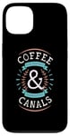 Coque pour iPhone 13 Coffee Lovers Narrowboats Canal Barge Boat Life