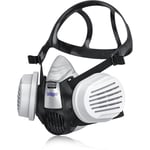 Dräger X-plore 3300 Demi-masque poussières-artisanat avec filtres P3 r résistant à l'eau contre des particules fines Taille l