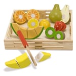 Melissa & Doug Cutting Fruit Set The Original Wooden Play Food Kids Toy - 14021