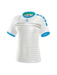 Erima Ferrara 2.0 Maillot de Football Femme Blanc/Curaçao FR : XS (Taille Fabricant : 34)