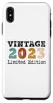 Coque pour iPhone XS Max 1 an vintage 2023 édition limitée 1er anniversaire