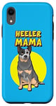 Coque pour iPhone XR Heeler Mama Blue Bouvier australien Mère