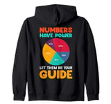 Numbers have Power Let Them Be Your Guide Zip Hoodie