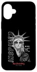 iPhone 16 Plus Cool New York City NYC Statue of Liberty USA Flag Design Case