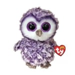 TY Beanie Boos MOONLIGHT Uggla Lila reg multifärg