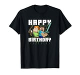 Minecraft Alex & Steve Happy Birthday T-Shirt