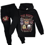 Five Nights At Freddy's Tracksuit Set för Barn Unisex Långärmad Casual Hoodies Huvtröjor Presenter 140cm