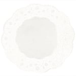 Ibili Doilies Round 30 cm 10 Pieces, paper, White