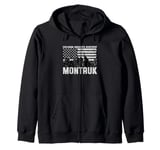 Exploring Americas Heartbeat Montauk Montaukett Zip Hoodie