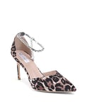 19V69 ITALIA Womens Chanel Pump Black Hl032, Leopard, 6 UK