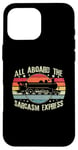 iPhone 16 Pro Max Retro Wagon Train Lover Model Train Railroad Conductor Funny Case