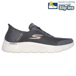 Skechers Mens Slip Ins Trainers Grey Hands Up Hands Free Easy On Shoes 216324