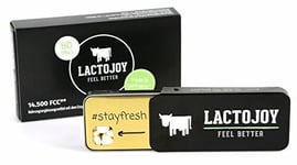 For lactose intolerance:LactoJoy lactase tablets 14.500 FCC 80 pieces.The lacta