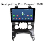 QXHELI 9 Pouces Android 8.1 Car Radio Car Stereo pour Peugeot 3008 2009-2012 Navigation GPS Écran Tactile Voiture Media Player Miroir Lien WiFi BT SWC