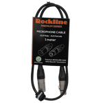 Rockline premium mikrofonkabel 1m XLR/XLR