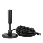 Indoor Digital Receiving HD TV Aerial Antenna 3.5dBi Gain With Magnetic Base