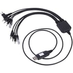 Nouveau cable de programmation usb 8 en 1 pour kenwood baofeng motorola yaesu pour icom Talkie-walkie portatif voiture radio cd Logiciel