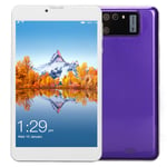 7 tuuman Tablet Purple 1200 x 1920 HD IPS -näyttö 4 Gt 32 Gt Android 10 6000 mAh Akku Calling Tablet 100?240 V US Plug